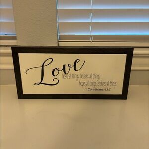 Inspirational Love Quote Wall Art